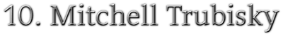 mitch trubisky